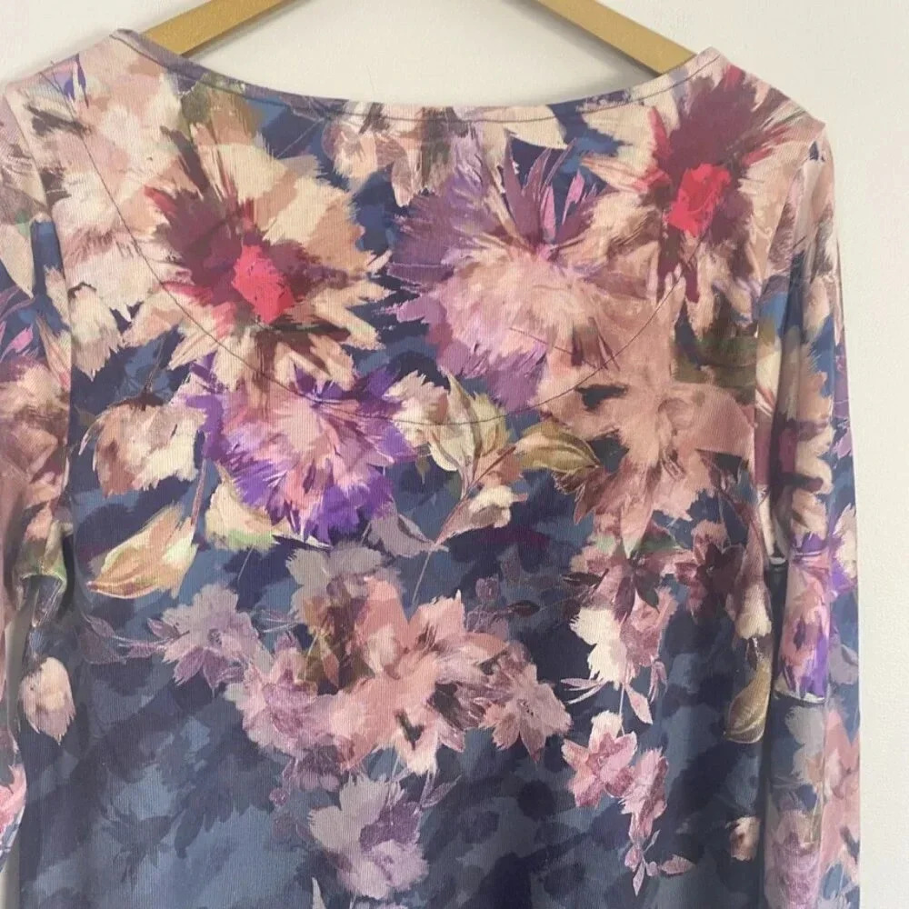 Soft Surroundings Floral Tunic Top - Picture 8 of 10